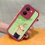 Pehme silikoonist ruudukujulise redeli mustriga telefoni&uuml;mbris, t&auml;ielikult kattev, kaamera p&otilde;rutuskindel kaitse, kummist &uuml;mbris Vivole Vivo Y74S tumepunast v&auml;rvi