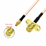 1 tk Mmcx to Sma/Rp-Sma emase &auml;&auml;riku paneeli kinnitus Rg316 Pigtail Fpv antenni pikendusjuhe Tbs jaoks Unify Pandarc Vtx A3