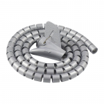Arvutikaabli kaitse- ja haldustoru 8MM 3m/pack with wire clip must