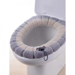 1 pakk &otilde;mmeldud v&auml;rvi kaasaskantav silmkoeline tualettmatt paksendatud pestav antifriis WC kate paksenenud kootud O t&uuml;&uuml;p universaalne lavendel