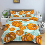 K&otilde;rvitsavoodipesukomplekt Halloweeni dekoratsioon Tekikotikomplekt Voodikomplekt Tekikott 2 padjap&uuml;&uuml;riga Tekk Voodipesukomplektid &Uuml;hekohaline Kuninganna 218x177cm 86x70in