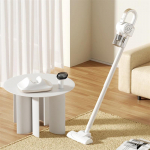 85000Pa juhtmeta tolmulesta eemaldamine UVC-valgusega kaasaskantav mopimasin USB-taaslaetav nutikas tolmuimeja kodu jaoks valge