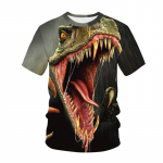 Suvemood Jurassic Park Dinosaurus 3D Prindiga Laste T-s&auml;rk Vabaaja T-s&auml;rk Poisid T&uuml;drukud Unisex Lasteriided T-s&auml;rk Topid 120