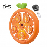 Fruit Music Boxing Machine koos kinnastega Seinale kinnitatav Bluetooth-&uuml;hilduv reguleeritav nutikas LED-poksitreening Sihtm&auml;rk Poksipadi Kodune j&otilde;usaalitreening Sweet Orange