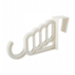 Multifunktsionaalsed kodutarvikud Kokkupandav riidepuu kuivatusrest valge