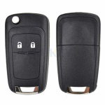 Coque de cl&eacute; t&eacute;l&eacute;commande &agrave; 2 bouton Pour Opel Mokka, Corsa D, Corsa E, Zafira C, Astra J, Insignia, Meriva, Karl, Cascada, Adam etc