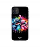 Coque de t&eacute;l&eacute;phone - Maniacase - Iphone 12 - Souple - Silicone - Stitch Angel Color&eacute; must