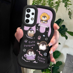 V&auml;rvitud mustriga Big Wave Edge pehmest silikoonmaterjalist Macaron telefoni&uuml;mbris, p&otilde;rutuskindel kaitsev kummist korpus Samsung Xiaomi Poco Redmi jaoks Redmi 14C 5G valge