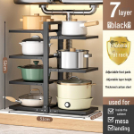 Mitmekihiline reguleeritav potiriiul valamu, kapi ja t&ouml;&ouml;pinna hoiustamiseks double-sided 4+3 layers