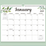1 seinakalender jaanuarist 2024 kuni juunini 2025 kalender, 14,8 x 11,5 tolli lauakalendri lehemustriga kalender, 18 kuud, bimetallk&ouml;ide Pack of 1