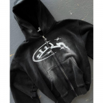 Divin Vintage Pesuga Kaeluslukuga Kapuutsiga Y2K Jakk Meeste Rock Hip Hop Patchwork Tikitud &Uuml;lem&otilde;&otilde;duline Kapuutsiga Pusa Pikkade Varrukatega Topid M