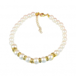 Kutsika kaelakee mood imitatsioon p&auml;rli ripatsid Reguleeritav kassi koera kaelakett lemmiklooma aksessuaarid