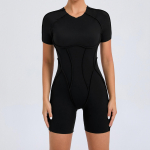 Spordikombinesoon Polsterdus Sportlik Jumpsuit Spordir&otilde;ivad Naine J&otilde;usaali Komplekt Joogar&otilde;ivad &Uuml;likond Fitnessile Naistele Treening&uuml;likond Punane Must XS must