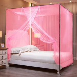 Elegantne printsessi stiilis s&auml;&auml;sev&otilde;rk kaheinimesevooditele julge kronsteini ja paksu mustriga 2.0m x 2.2m Bed