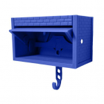 Auto Garaaži V&otilde;tmehoidja Avaneva Uksega Isekleepuv Seinale Paigaldatav Korraldaja Kaheotstarbeline Dekoratiivne Konks Kodu Kontorisse sinine