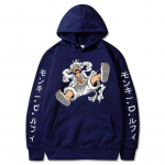 New Gear Fifth Luffy tr&uuml;kitud Anime kapuutsid Sun God Graphic 90ndate pullover vabaaja t&auml;navar&otilde;ivad unisex s&uuml;gis- ja talver&otilde;ivad 5XL