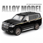 Eriti suur 1/18 Toyota Land Cruiser LC300 ZX sulamist automudel Diecast metallist maastikus&otilde;iduki automudel Heli ja kerge laste m&auml;nguasi poisile kingitus