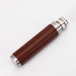 Roostevabast terasest kaasaskantav &otilde;uepudel, nahast veinituub, &uuml;mmargune, 30 ml kann, veinipudel, taskupudel