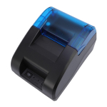 POS Kviitungiprinter 58mm USB Bluetooth ESC POS K&auml;sk Kaasaskantav Termiline Kviitungiprinter Androidile US Plug black