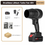 800W Harjadeta Suure V&otilde;imsusega V&auml;givaldne Turboventilaator Laetav Tolmu Eemaldus F&ouml;&ouml;n Kaasaskantav Lehepuhur 48V Carton Box