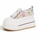 Platvormvalged naiste suvised uued &otilde;&otilde;nesv&otilde;rgust uued Hiina kingad sisemise k&otilde;rguse suurendusega moekad mitmek&uuml;lgsed sandaalid 37 plaatina