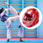 Karate kiiver poksi kiiver reguleeritav pea kaitsja treeninguks Muay Thai Sanda jaoks L punane