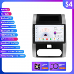 Ossuret Android-autoraadio Nissan X-Trail 2 T31 XTrail T31 MX6 2007-2013 2015 jaoks Android Auto Stereo CarPlay Multimeediapleier 7862 Intelligente GPS S4 8Core 4G 32G