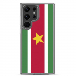 Coque T&eacute;l&eacute;phone &ndash; Samsung &ndash; Galaxy S22 Plus &ndash; Drapeau Suriname &ndash; Souple &ndash; mitmev&auml;rviline