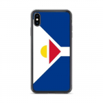Coque T&eacute;lephone Drapeau Saint-Martin (Antillid fran&ccedil;aises) - iPhone XS Max