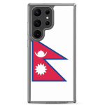 Coque T&eacute;l&eacute;phone Drapeau du N&eacute;pal Samsung Galaxy S24 Ultra