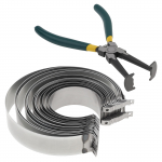 15 tk Reguleeritav Kolbkompressor 62-145mm Auto Veoauto Mootor Mangaanterasest Punase T&ouml;&ouml;riistakastiga