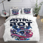 ASTRO BOT Voodikomplektid Voodikate Tekk Voodikate Padjap&uuml;&uuml;r 2-3-osalised komplektid Laste T&auml;iskasvanute Magamistoa Kaunistus Laste Kingitused US Full 203x228cm