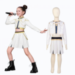 T&uuml;drukute K-POP Rumi Mira Zoey Cosplay Kost&uuml;&uuml;mid Laste Superstaari Karneolipeo Lavaesinemise Riietus 140cm