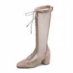 Naiste p&otilde;lvede k&otilde;rged saapad suvised uued paksu kontsaga hingavad kingad naistele 2024 k&otilde;rge &otilde;&otilde;nsa Rooma v&otilde;rksaapad Chelsea saapad 2024 34