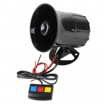 Mootorratta 3 heliga sarv Valjuh&auml;&auml;ldi 110dB 12V 3-tooniline helisireen Sarv Valju autokell Mootorratta hoiatusalarm must
