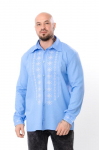 Shirt (men) &ndash; Linen Viscose, Long Sleeve, Patterned, Any season 8451-070-22 HC S