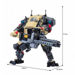 Buildmoc Titanfalleds Legion Titan Mech Robotid Figuurid MOC Komplekt Ehitusklotsid Komplektid M&auml;nguasjad Lastele Laste Kingitused 660 TK Klotse