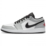 Air Jordan 1 Low Light Smoke Grey Unisex tossud Gym-Red White 553558-030 40.5