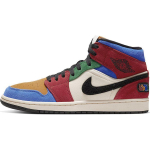 Sinine The Great x Air Jordan 1 Mid Fearless Meeste Tennised Mitmev&auml;rviline Musliin Varsity-Punane CU2805-100 43 brown