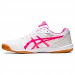 Asics Attack Hyperbeat 4 Valge Roosa S&auml;ra Naiste Tennised 1073A056-101 39.5