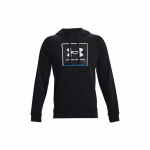 Under Armour Rival Graafilise Prindiga Fliisist Kapuutsiga Dressipluus Meeste Kapuutsiga Must 1370349-001 L