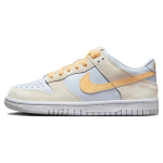 Nike Dunk Low GS Melon Tint Laste tossud Sinine Kahvatu-Kreemjas Jalgpalli-Hall FB9109-100 36