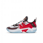 Air Jordan One Take 2 GS Valge &Uuml;likoolipunane Laste tossud Must CZ0840-106 36.5