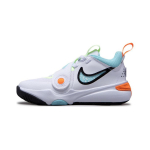 Nike Team Hustle D11 PS CHBL Laste tossud Valge Barely-Volt Copa HF5737-141 28