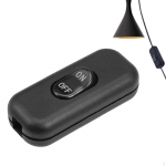 Compact Inline Switch for Electrical Wire Control in Bedroom Lamps must