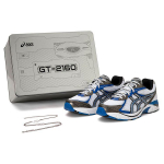 Asics GT-2160 Y2K Komplekt Retro Minimaalne Kang S&uuml;nteetiline Nahk Madal L&otilde;ige Vabaaja Jooksukingad Unisex toss Sinine Valge 1203A275-101(S-BOX) 37.5