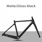 BXT-135 Gravelratta raam s&uuml;sinikkiust 700C/27.5er ketaspidur s&uuml;sinikkiust gravel jalgratta raamikomplekt BXT logo Black Gloss-54cm must