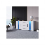 TV-kapid - MUVOE - 140x35x70 cm - 16 mitmev&auml;rvilist LED-valgustit - Lihtne kokku panna puhas