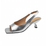 Moodsad suvesandaalid Kassi kontsaga kingad naistele Slip-on H&otilde;bedased Kuldsed Pumbad Kevad S&uuml;gis Elegantne Slingback Sandaalid Seksuaalne Konts 35 h&otilde;be