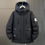 Suured suurused 5XL-11XL Mood Talvised Parkad Meeste Sulejoped Kapuutsiga Veekindlad Vabaaja Lahtised Paksud Soojad &Uuml;legabariidilised &Uuml;ler&otilde;ivad Meeste Sulemantel 10XL must